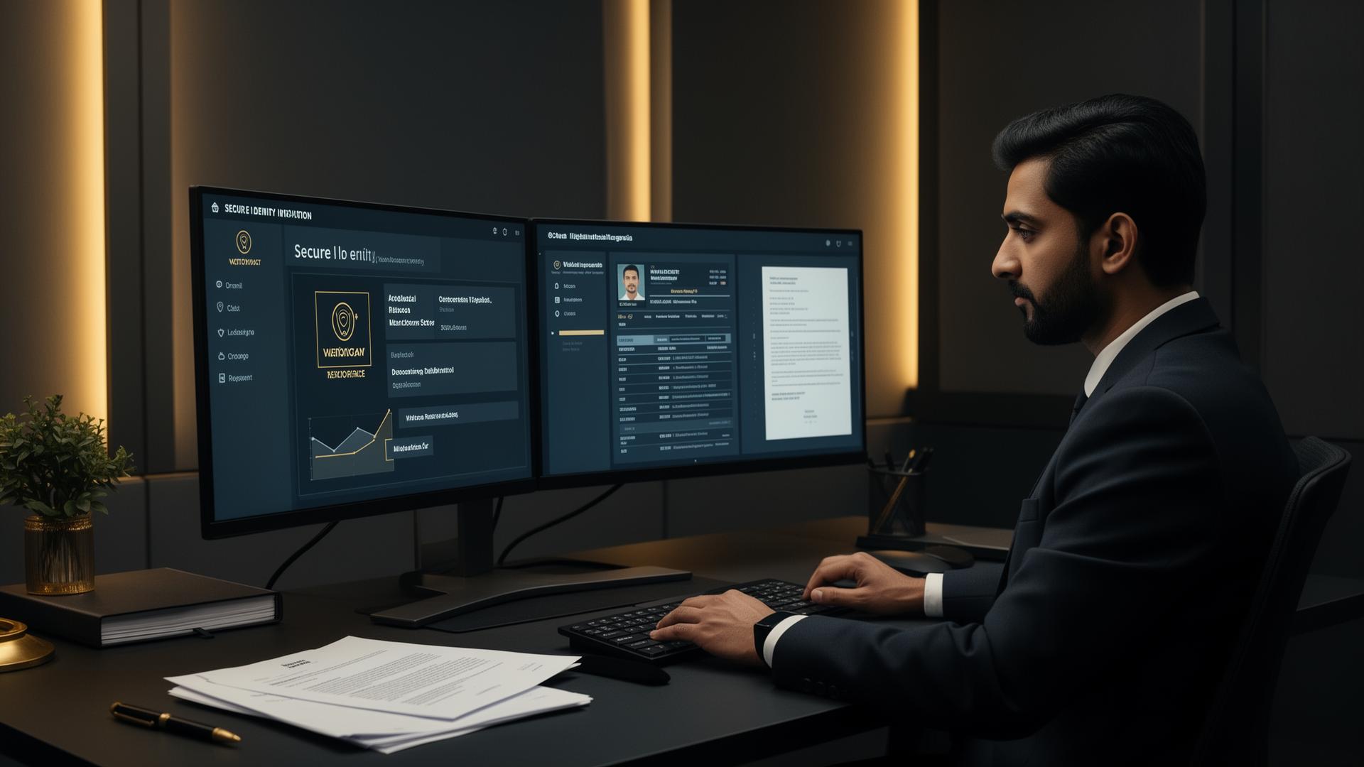 Secure investigation and background verification